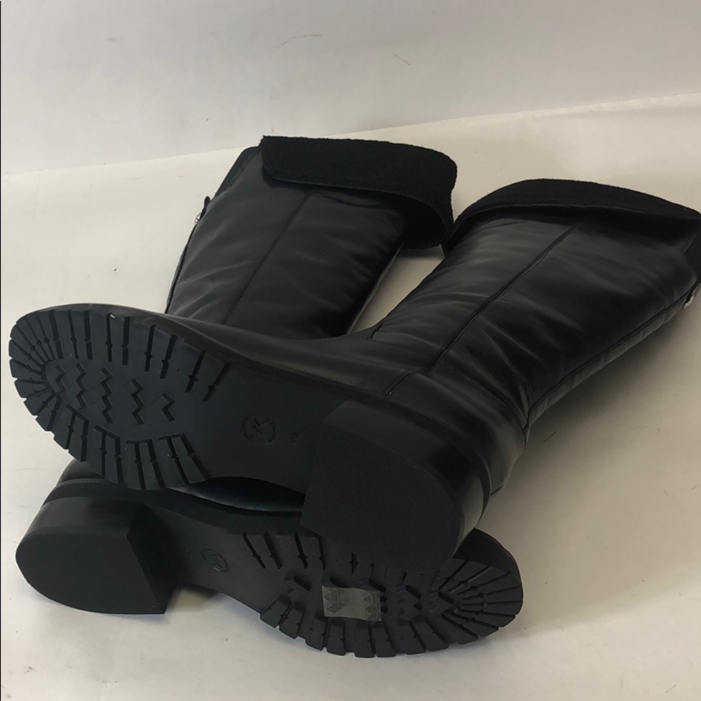 Michael Kors Whitaker Tall Boot Black Leather New - Picture 6 of 8